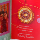 Pack Of 6 Personalised Raksha Bandhan Greeting Card With Envelope