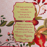Pack Of 6 Beautiful Rakhi Greeting Card With Envelope