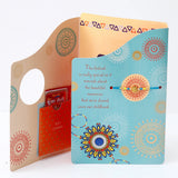 Exclusive Rakhi Greeting Card with Archies Amalfi Blu Perfume