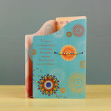 Heartwarming Greeting Card with a Sacred Rakhi