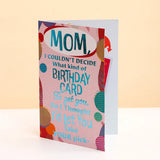 Happy Birthday Mom Greeting Card and Perfume