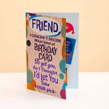 Happy Birthday Friend Greeting Card and UXR Perfume