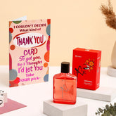 Thank You Greeting Card and UXR Perfume