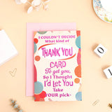 Thank You Greeting Card