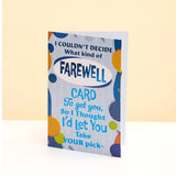 Farewell Greeting Card and Perfume
