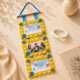Archies Hanging Photo Frame & White Silicone Bracelet Set
