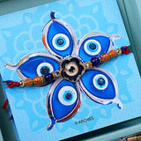 Mint Rakhi Trunk Box with Dry Fruits