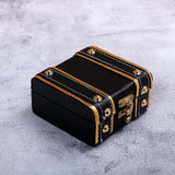 Black Rakhi Trunk Box with Dry Fruits