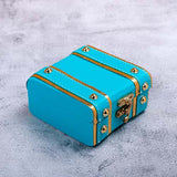 Teal Rakhi Trunk Box with Dry Fruits