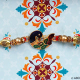 Classic Heritage Grey Rakhi Treasure Box