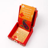 Divine Krishna Red Rakhi Treasure Box