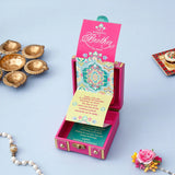 Royal Magenta Ganesha Rakhi Treasure Box