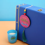 Best Brother In the World Wind Chime with Scented Candle