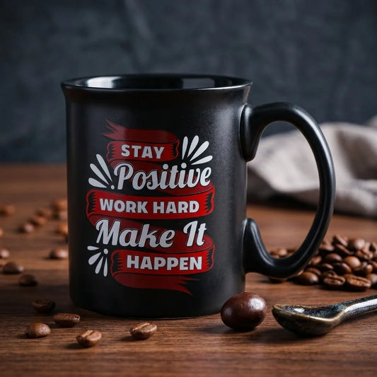 Work Hard Quotation Corporate Mug