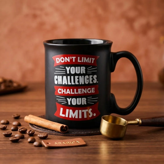 Challenge Your Limits Quotation Corporate Mug