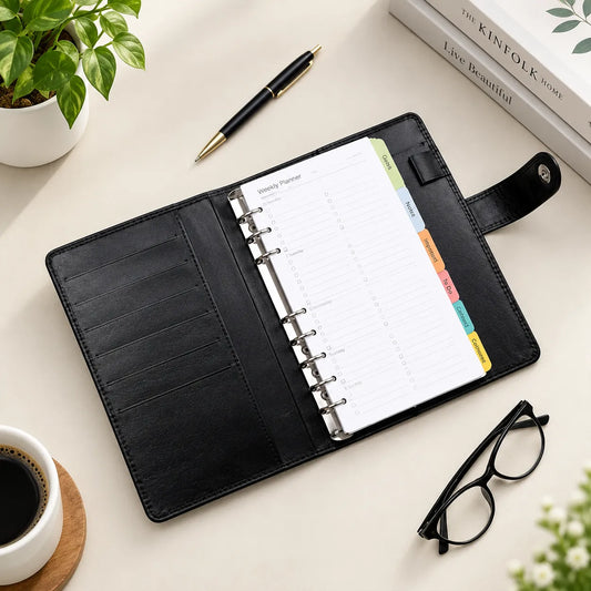 Business Organiser Journal Black (Small)