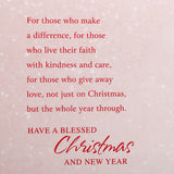 Peaceful and Joyful Christmas Greeting Card