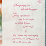 For Blessings Christmas Greeting Card Pack of 6