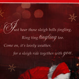 Santa is Coming Christmas Greeting Card