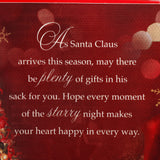 Santa is Coming Christmas Greeting Card