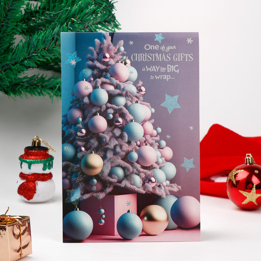 Expandable Folds Christmas Greeting Card Pack of 6