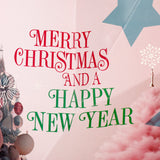 Expandable Folds Christmas Greeting Card Pack of 6