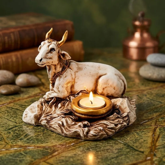 Beautiful Cow Desi Archies Candle Stand