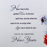 Heartfelt Wishes New Year Greeting Card