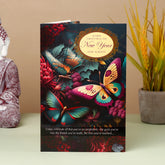 Warm Greetings New Year Greeting Card