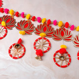 Handcrafted Lotus Entrance Door Hanging