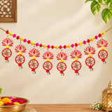 Handcrafted Lotus Entrance Door Hanging