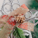 Silver Star Christmas Tree Decor