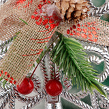 Silver Star Christmas Tree Decor