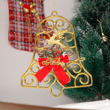Golden Bells Rain Deer Hanging