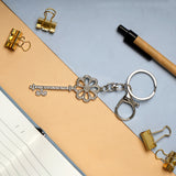 Rinestone Clover Keychain