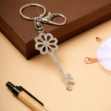 Rinestone Clover Keychain