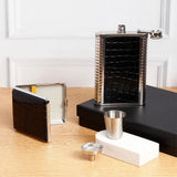 Classy Stainless Steel Hip Flask With IKYK Perfume Set