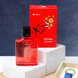 Classy Stainless Steel Hip Flask With Archies UXR Perfume
