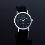 Black Matte Finish Straps Wrist Watch