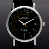 Black Matte Finish Straps Wrist Watch