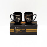 Archies Love you Black Couple Mug