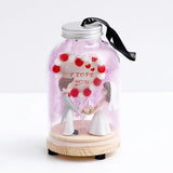 I Love You Bridal Proposal Figurine in Glass Jar