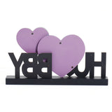 Hubby Personalized Dual Heart Photo Frame