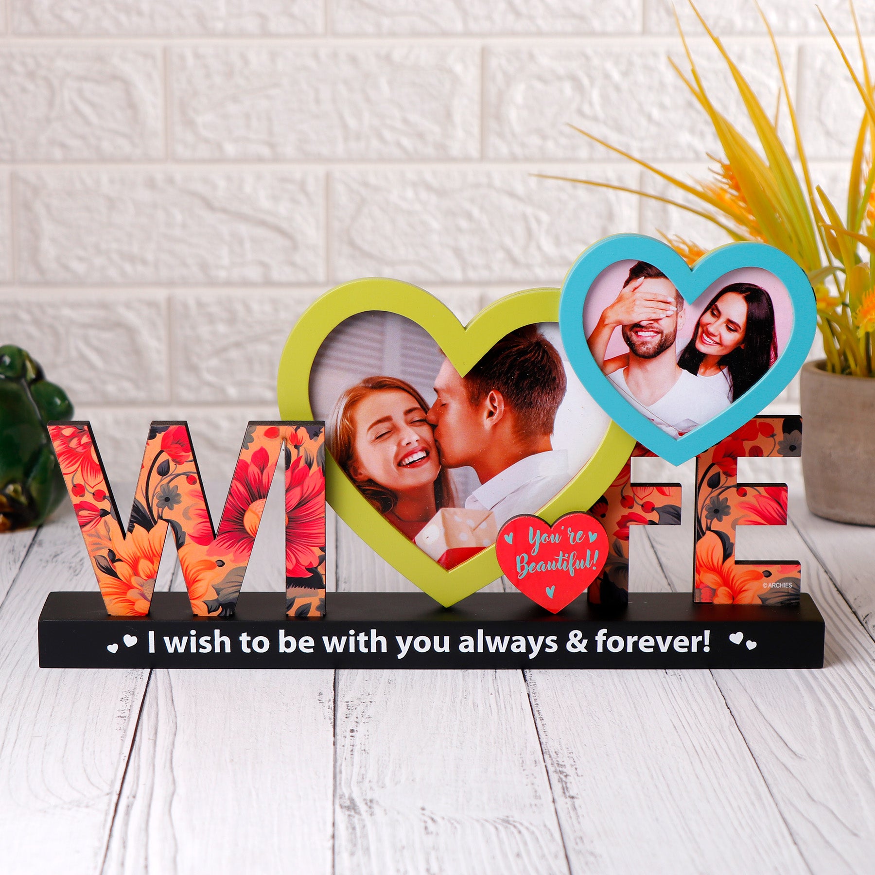WIFE Romantic Photo Frame