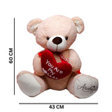 You are My Heartbeat Teddy Bear Soft Toy