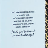 Dad You Are Loved So Much Always Greeting Card
