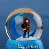 Blissfull Snow Glass Ball Show Piece