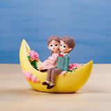 Romance in River Couple Showpiece