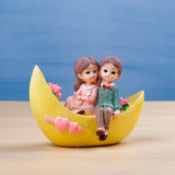 Romance in River Couple Showpiece