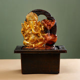 Divine Ganesha Water Fountain Showpiece
